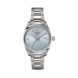 Buy Shop Tissot PR 100 Ice Blue Dial Silver Steel Strap Watch for Women - T150.210.11.351.00 USA Online