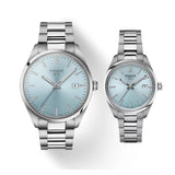 Buy Shop Tissot PR 100 Ice Blue Dial Silver Steel Strap Watch for Women - T150.210.11.351.00 USA Online