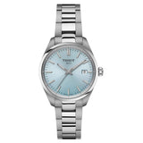 Buy Shop Tissot PR 100 Ice Blue Dial Silver Steel Strap Watch for Women - T150.210.11.351.00 USA Online