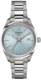 Buy Shop Tissot PR 100 Ice Blue Dial Silver Steel Strap Watch for Women - T150.210.11.351.00 USA Online