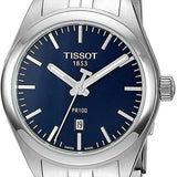 Buy Shop Tissot PR 100 Lady Blue Dial Quartz Watch For Women - T101.210.11.041.00 USA Online