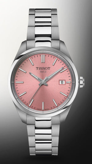 Buy Shop Tissot PR 100 Pink Dial Silver Steel Strap Watch for Women - T150.210.11.331.00 USA Online