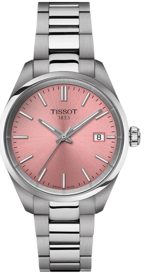Buy Shop Tissot PR 100 Pink Dial Silver Steel Strap Watch for Women - T150.210.11.331.00 USA Online