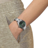 Buy Shop Tissot PR 100 Quartz Green Dial Silver Steel Strap Watch for Women - T150.210.11.091.00 USA Online