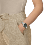 Buy Shop Tissot PR 100 Quartz Green Dial Silver Steel Strap Watch for Women - T150.210.11.091.00 USA Online