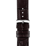 Buy Shop Tissot PR 100 Quartz Silver Dial Black Leather Strap Watch for Men - T150.410.16.031.00 USA Online