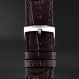 Buy Shop Tissot PR 100 Quartz Silver Dial Black Leather Strap Watch for Men - T150.410.16.031.00 USA Online