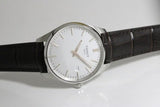 Buy Shop Tissot PR 100 Quartz Silver Dial Black Leather Strap Watch for Men - T150.410.16.031.00 USA Online
