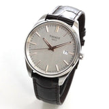 Buy Shop Tissot PR 100 Quartz Silver Dial Black Leather Strap Watch for Men - T150.410.16.031.00 USA Online