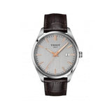 Buy Shop Tissot PR 100 Quartz Silver Dial Black Leather Strap Watch for Men - T150.410.16.031.00 USA Online