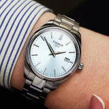 Buy Shop Tissot PR 100 Quartz Silver Dial Silver Steel Strap Watch for Women - T150.210.11.031.00 USA Online
