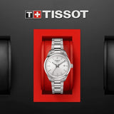 Buy Shop Tissot PR 100 Quartz Silver Dial Silver Steel Strap Watch for Women - T150.210.11.031.00 USA Online
