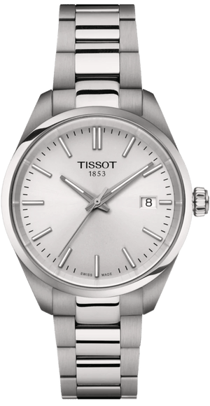 Buy Shop Tissot PR 100 Quartz Silver Dial Silver Steel Strap Watch for Women - T150.210.11.031.00 USA Online