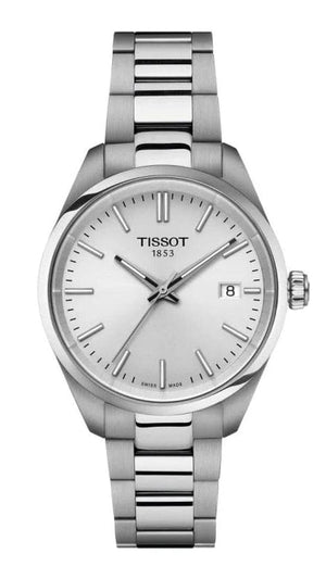 Buy Shop Tissot PR 100 Quartz Silver Dial Silver Steel Strap Watch for Women - T150.210.11.031.00 USA Online