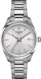 Buy Shop Tissot PR 100 Quartz Silver Dial Silver Steel Strap Watch for Women - T156.210.11.031.00 USA Online