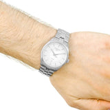 Buy Shop Tissot PR 100 Quartz White Dial Silver Steel Strap Watch For Women - T101.410.11.031.00 USA Online