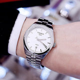 Buy Shop Tissot PR 100 Quartz White Dial Silver Steel Strap Watch For Women - T101.410.11.031.00 USA Online