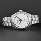 Buy Shop Tissot PR 100 Quartz White Dial Silver Steel Strap Watch For Women - T101.410.11.031.00 USA Online