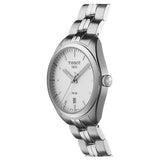 Buy Shop Tissot PR 100 Quartz White Dial Silver Steel Strap Watch For Women - T101.410.11.031.00 USA Online