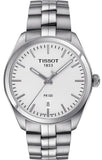 Buy Shop Tissot PR 100 Quartz White Dial Silver Steel Strap Watch For Women - T101.410.11.031.00 USA Online