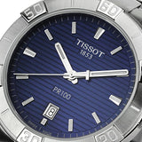 Buy Shop Tissot PR 100 Sport Blue Dial Silver Steel Strap Watch For Men - T101.610.11.041.00 USA Online