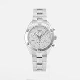 Buy Shop Tissot PR 100 Sport Chic Chronograph Diamonds Mother of Pearl Dial Silver Steel Strap Watch for Women - T101.917.11.116.00 USA Online