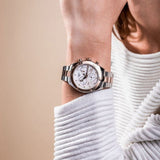 Buy Shop Tissot PR 100 Sport Chic Chronograph Diamonds Mother of Pearl Dial Two Tone Steel Strap Watch for Women - T101.917.22.116.00 USA Online