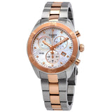 Buy Shop Tissot PR 100 Sport Chic Chronograph Diamonds Mother of Pearl Dial Two Tone Steel Strap Watch for Women - T101.917.22.116.00 USA Online