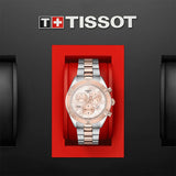 Buy Shop Tissot PR 100 Sport Chic Chronograph Mother of Pearl Dial Two Tone Steel Strap Watch for Women - T101.917.22.151.00 USA Online