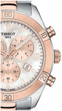 Buy Shop Tissot PR 100 Sport Chic Chronograph Mother of Pearl Dial Two Tone Steel Strap Watch for Women - T101.917.22.151.00 USA Online