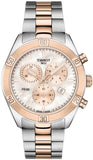 Buy Shop Tissot PR 100 Sport Chic Chronograph Mother of Pearl Dial Two Tone Steel Strap Watch for Women - T101.917.22.151.00 USA Online