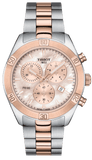 Buy Shop Tissot PR 100 Sport Chic Chronograph Mother of Pearl Dial Two Tone Steel Strap Watch for Women - T101.917.22.151.00 USA Online