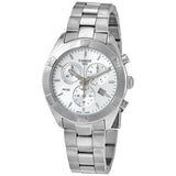Buy Shop Tissot PR 100 Sport Chic Chronograph Silver Dial Silver Steel Strap Watch for Women - T101.917.11.031.00 USA Online