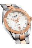Buy Shop Tissot PR 100 Sport Chic Diamonds Mother of Pearl Dial Two Tone Steel Strap Watch for Women - T101.910.22.116.00 USA Online