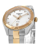 Buy Shop Tissot PR 100 Sport Chic Diamonds Mother of Pearl Dial Two Tone Steel Strap Watch for Women - T101.910.22.116.00 USA Online