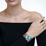 Buy Shop Tissot PR 100 Sport Chic Lady Blue Dial Silver Steel Strap Watch for Women - T101.910.11.351.00 USA Online