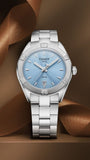 Buy Shop Tissot PR 100 Sport Chic Lady Blue Dial Silver Steel Strap Watch for Women - T101.910.11.351.00 USA Online