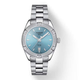 Buy Shop Tissot PR 100 Sport Chic Lady Blue Dial Silver Steel Strap Watch for Women - T101.910.11.351.00 USA Online