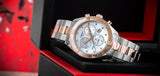Buy Shop Tissot PR 100 Sport Chic Chronograph Diamonds Mother of Pearl Dial Two Tone Steel Strap Watch for Women - T101.917.22.116.00 USA Online