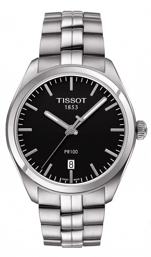 Buy Shop Tissot PR 100 Sport Chic Quartz Stainless Steel Watch For Men - T101.410.11.051.00 USA Online