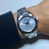 Buy Shop Tissot PR 100 Sport Chic Silver Dial Silver Steel Strap Watch for Women - T101.910.11.031.00 USA Online