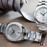Buy Shop Tissot PR 100 Sport Chic Silver Dial Silver Steel Strap Watch for Women - T101.910.11.031.00 USA Online