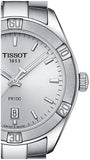 Buy Shop Tissot PR 100 Sport Chic Silver Dial Silver Steel Strap Watch for Women - T101.910.11.031.00 USA Online