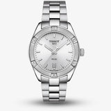Buy Shop Tissot PR 100 Sport Chic Silver Dial Silver Steel Strap Watch for Women - T101.910.11.031.00 USA Online