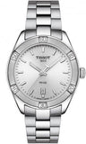 Buy Shop Tissot PR 100 Sport Chic Silver Dial Silver Steel Strap Watch for Women - T101.910.11.031.00 USA Online