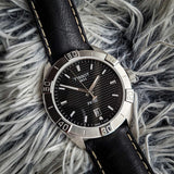 Buy Shop Tissot PR 100 Sport Quartz Black Dial Black Leather Strap Watch For Men - T101.610.16.051.00 USA Online