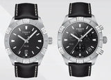 Buy Shop Tissot PR 100 Sport Quartz Black Dial Black Leather Strap Watch For Men - T101.610.16.051.00 USA Online