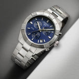 Buy Shop Tissot PR 100 Sport Quartz Chronograph Blue Dial Silver Steel Strap Watch For Men - T101.617.11.041.00 USA Online