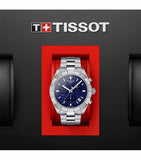 Buy Shop Tissot PR 100 Sport Quartz Chronograph Blue Dial Silver Steel Strap Watch For Men - T101.617.11.041.00 USA Online