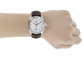 Buy Shop Tissot PR 100 Sport Silver Dial Brown Leather Strap Watch For Men - T101.610.16.031.00 USA Online